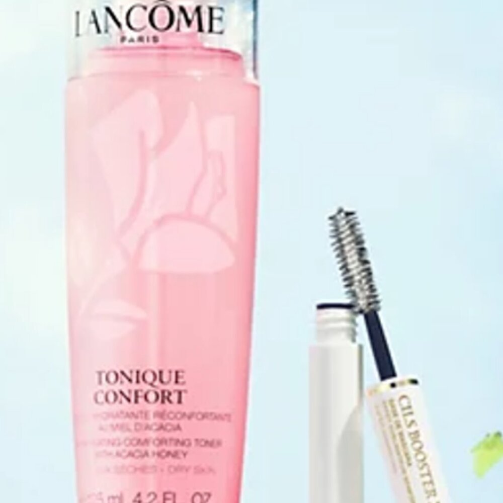 Lancome set of 2 pieces Tonique confort 4.2oz & 1 CILS BOOSTER XL 0.07OZ